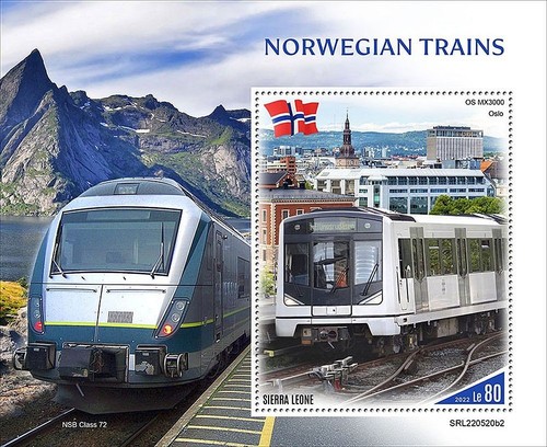 Treni norvegesi mx3000 - treni,